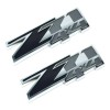Emblemas Z71 4x4 De Abs Para Chevy Gmc Silverado Negro