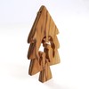 KASSIS Geschenkartikel Olive Wood Christmas Decoration Tree Decorations Set of