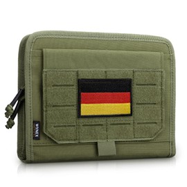 WYNEX Tactical Folding Bag for Administrator Molle Tool Bag with Laser Cut Design, Multipurpose Organiser, EDC Medical Bag, Modular Pockets, Tactical Attachment, Waist Bag, Army Green, Additional