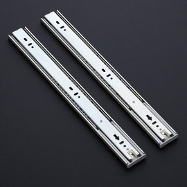 Ravinte 10 Pairs 20 Pack Full Extension Ball Bearing Mount Drawer Slides Soft Close 16 Inch Drawer Slides Silver Rails Track