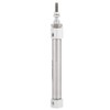 Stainless Steel Air Cylinder, Round Body, Single Acting, Spring Return,
