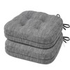 Shinnwa Chair Cushions for Dining Chairs 2 Pack, Tufted Memory