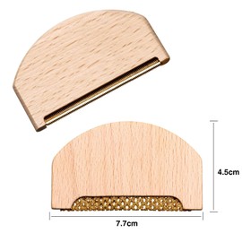3 Pieces Wood Cashmere Comb and Wood Sweater Shaver Comb Combo Pack Fabric Sweater Shaver Lint Remover Comb with Lint Brush Multi-Fabric Shaver Removes Pilling, Fuzz and Lint from Garments