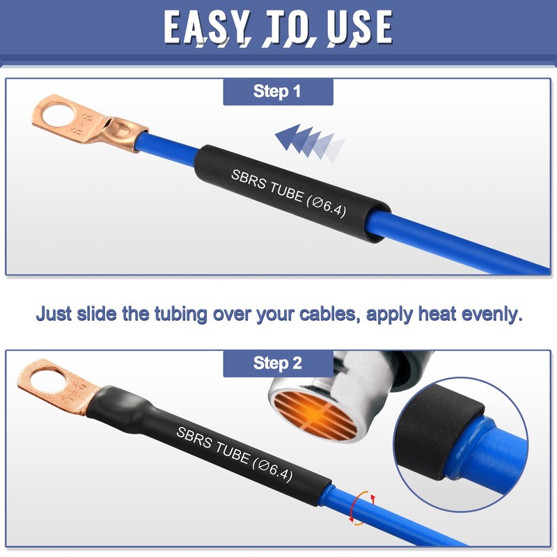 Heat Shrink Tubing Kit - Sopoby 3:1 Ratio Adhesive Lined,
