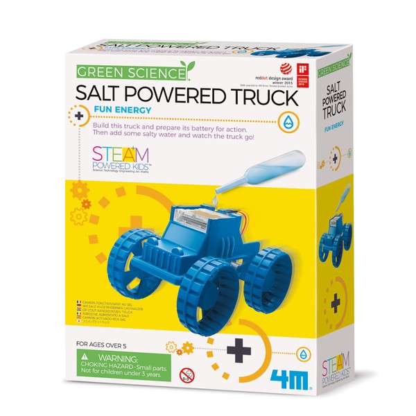 4M Toysmith Green Science Salt Powered Truck Kit