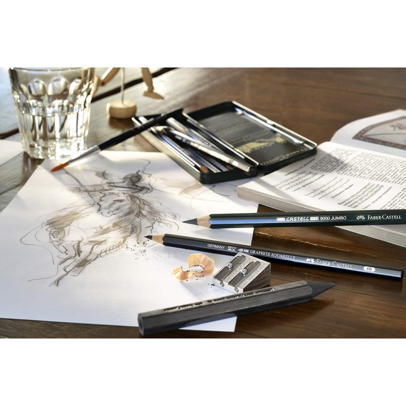Faber-Castell 119065 – Pencil Castell 9000, Set of 12, Art