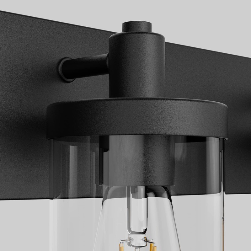 Aipsun Black Vanity Light for Bathroom 3 Light Farmhouse Bathroom