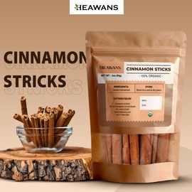 Organic Ceylon Cinnamon Sticks From Ceylon Sri Lanka (3 OZ)