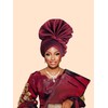 2024 African Female Turban Cap Women's Auto gele Headtie Nigeria