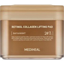 Mediheal Retinol Collagen Firming Pad 180ml, 100 Sheets, 1 Pack / 메디힐 레티놀 콜라겐 탄력 패드 180ml, 100매입, 1개
