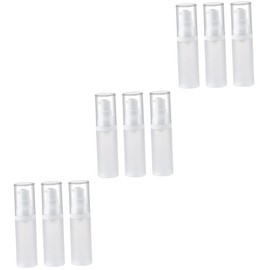 Healeved 9pcs Frosted Airless Pump Lotion Bottles Empty Cosmetic Dispenser for Travel Leakproof Design for Lotions Creams and Serums and Portable