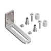 Wolfbird Adjustable Floor Guide Sliding Barn Door Wall/Door Bottom Guide