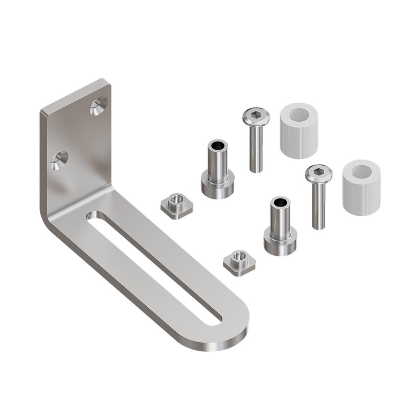 Wolfbird Adjustable Floor Guide Sliding Barn Door Wall/Door Bottom Guide