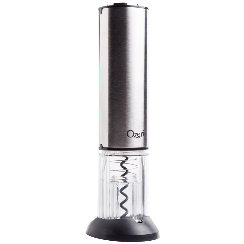 Ozeri Extravo Electric Wine Opener in Stainless Steel with Auto