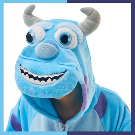 GONAAP Unisex Adult Sullivan Onesie Pajamas Animal One Piece Costume Cosplay Sleepwear (Sullivan, 5-6Years)