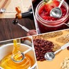 JJUNW 2Pcs Stainless Steel Tea Spoon Measuring Spoon, Silver Long