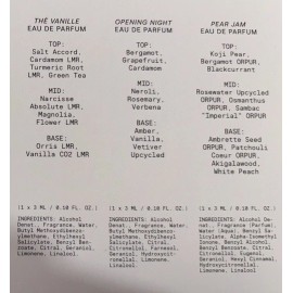 NETTE Fragrance Discovery Set - 6 X 3ml Eau De Parfum Sprays SEALED