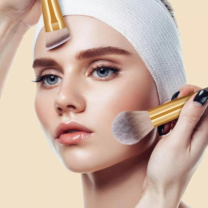 Set 25 Brochas De Maquillaje Profesionales Alta Calidad