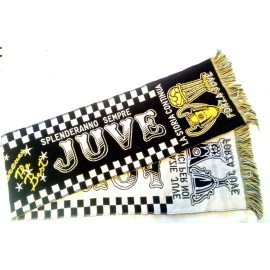 Forza JUVE Italy Soccer Team Souvenir Scarf, Made in Italy
