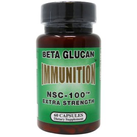 Nutritional Supply Corp Immunition NSC 100 Beta Glucan Extra Strength - 10 mg - 60 Capsules