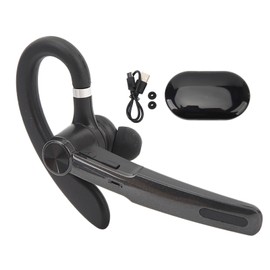 Bluetooth Earpiece Noise Reduction Digital Power Display Wireless Business Headphone with Charging Case for Sports