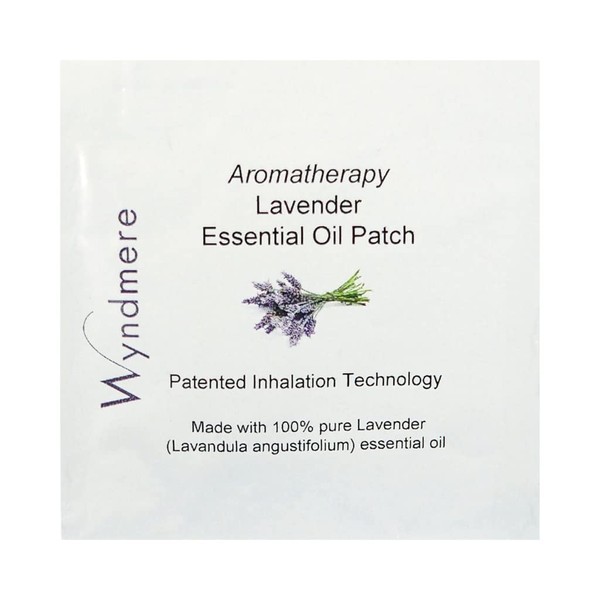 Lavender Aromatherapy Inhalation Patch - 1 Count - Made with 100% Pure French Lavender Essential Oil
