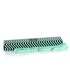 Ashleigh & Burwood Marble Effect Incense Holder Joss Stick Ash Catcher - Aqua