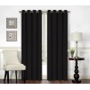 Carla Depot Cortinas Aros Negras Blackout Oscurecen Tu Recamara Color