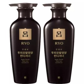 Ryo Jinseongbo 려 진생보 린스 두피 모발 영양 탈모 컨디셔너 (중건성 두피용) 400ml x2개 Rye Jinshengbo Rins Scalp and Hair Nutrient Anti-Hair Loss Conditioner (For Dry Scalp) 400ml x2