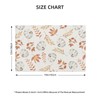 Pumpkin Maple Leaf Fall Placemats 12x18 Set for 4, Seasonal