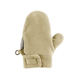 Sterntaler Mittens with Thumb Made of Microfleece Unisex Baby and Children's Gloves with Velcro Fastening and Warm Lining, beige