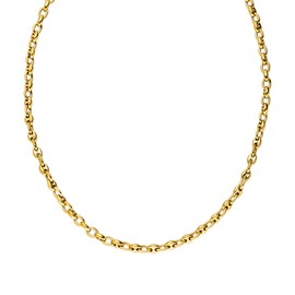 Purelei® Dreamscape Coffee Bean Necklace for Women Made of Stainless Steel, Timeless Waterproof Necklace, Adjustable Length from 40 to 45 cm, Stainless Steel