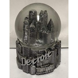 ZIZO Detroit Skyline Water Globe 65mm Silver 50067
