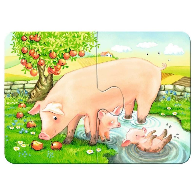 Ravensburger 07077 07077-my First Puzzles: Our Favourite Animals Children's Puzzle