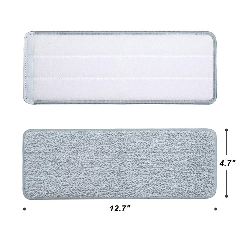 BOOMJOY Mop Pads, Microfiber Cleaning Pads for BOOMJOY Squeeze Flat