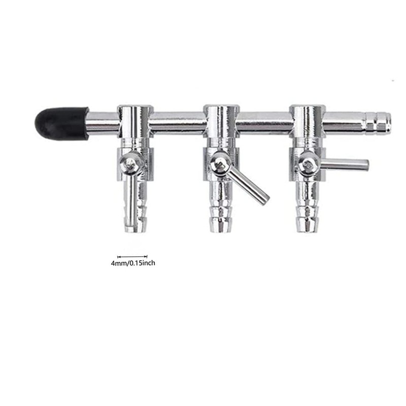 bnafes Aquarium Air Valve 3 Way Inline Manifold Air Flow