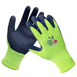 Evridwear Kids Gardening Gloves for Boys Girls Outdoor Yard Work,Planting (M (7-9yr), Green)