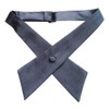 TopTie Criss-Cross Tie, Girls' School Uniform Cross Tie-Gold
