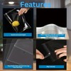 DVIVA100 bags size 8x10 Clear plastic self-seal clothing resealable polypropylene