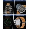 BY BENYAR Mens Watches Analog Quartz Chronograph Waterproof Luminous Men's