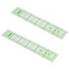 2PCS Quilting Ruler Patchwork Ruler 5x30cm, Acrylic Sewing Rule for