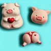 Animal Fridge magnets, Cute Animal Magnets, Pig Magnet, Cow Magnet,