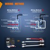 Nilight Down Up Polarity Reverse Switch DPDT 20A 7PIN Momentary
