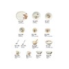 Daiwa (Two Japanese) melamine Kids Dinnerware "dexyu-rumu-" Lunch Plates (Large)