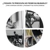 1.2 M Candado De Cadena Antirrobo Para Bicicleta Y Moto