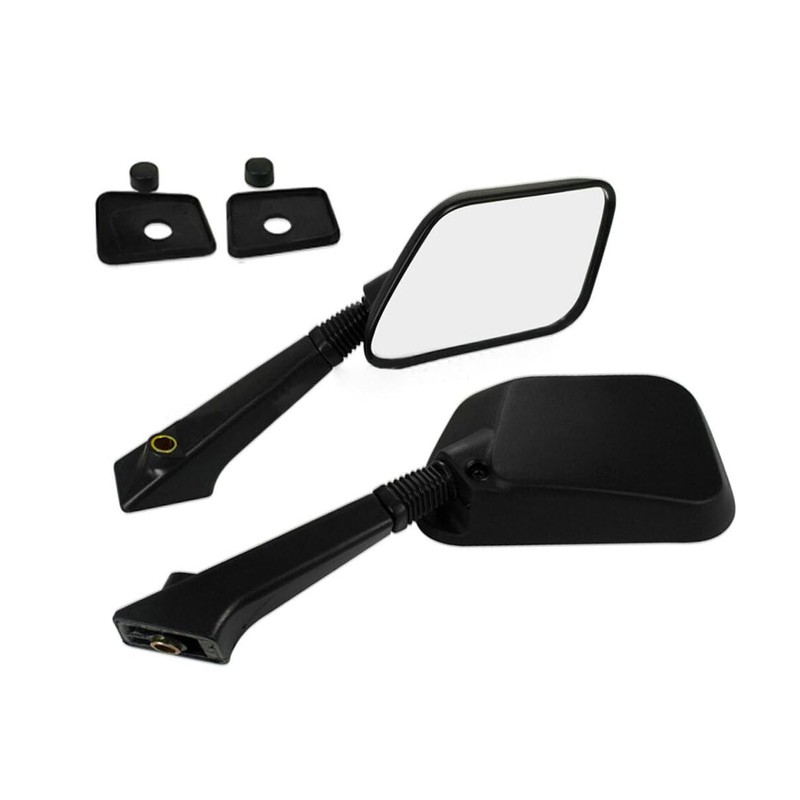 1Pair Motorcycle Rear View Mirrors Handlebar Rear View Side Mirrors