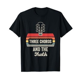Three Chords And The Truth Guitar Vibes T-Shirt