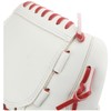Zett Baseball Anniversary Glove (Synthetic Leather) BCG1 White/Red Glove