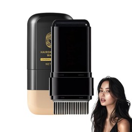 Black Hair Color Stick, Root Touch-Up Stick,Hair Colouring Cream Comb, Black Hairs Mascara for Women & Men,Compact and Portable
