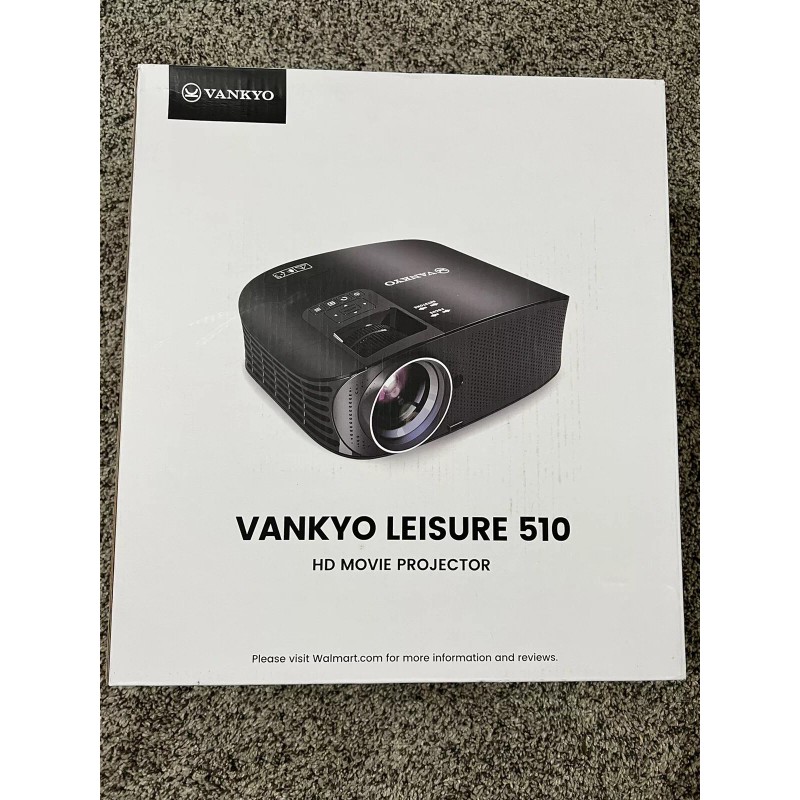 Vankyo - Leisure 510 HD 720P Projector - BLACK